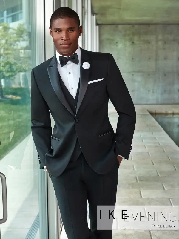 Ike Behar Black Jackson | Squires Formalwear
