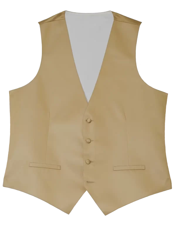 Modern Solid Taupe colored vest